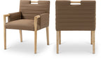 Aimee - Dining Arm Chair - Light Brown Legs