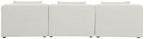 Cube - Linen Modular 3 Seat Armless Sofa