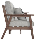Emmeline - Sofa with Cushion - Brown / Beige