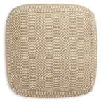 Adamont - Pouf - Tan / Ivory
