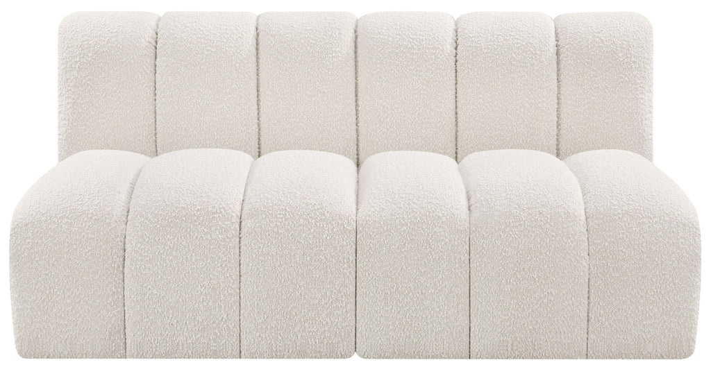 Arc - Boucle Fabric 2 Seats Modular Sofa
