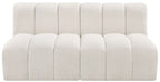Arc - Boucle Fabric 2 Seats Modular Sofa