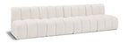 Arc - Boucle Fabric 4 Seats Modular Sofa