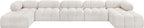 Ames - 7 Piece Fabric Modular U-Shaped Sectional