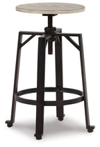 Karisslyn - Swivel Stool (Set of 2) - Whitewash / Black