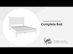 Cadmori - Upholstered Panel Bed